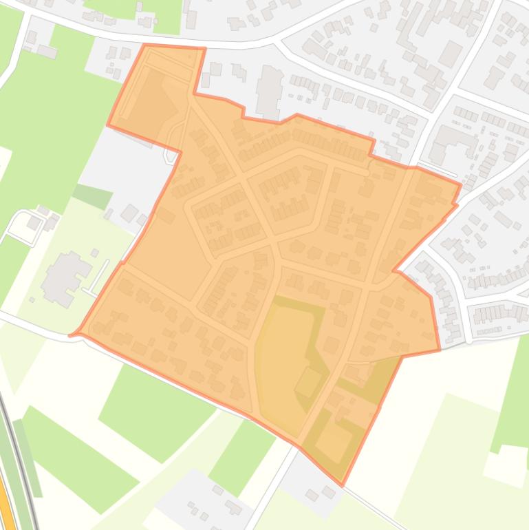 Kaart van de buurt Achterberg West.