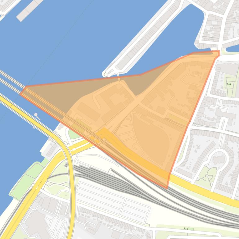 Kaart van de buurt Achterhakkers en omgeving.