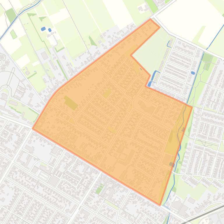 Kaart van de buurt Achthoeven.