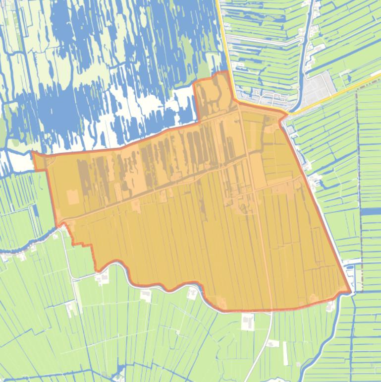 Kaart van de buurt Achttienhoven.