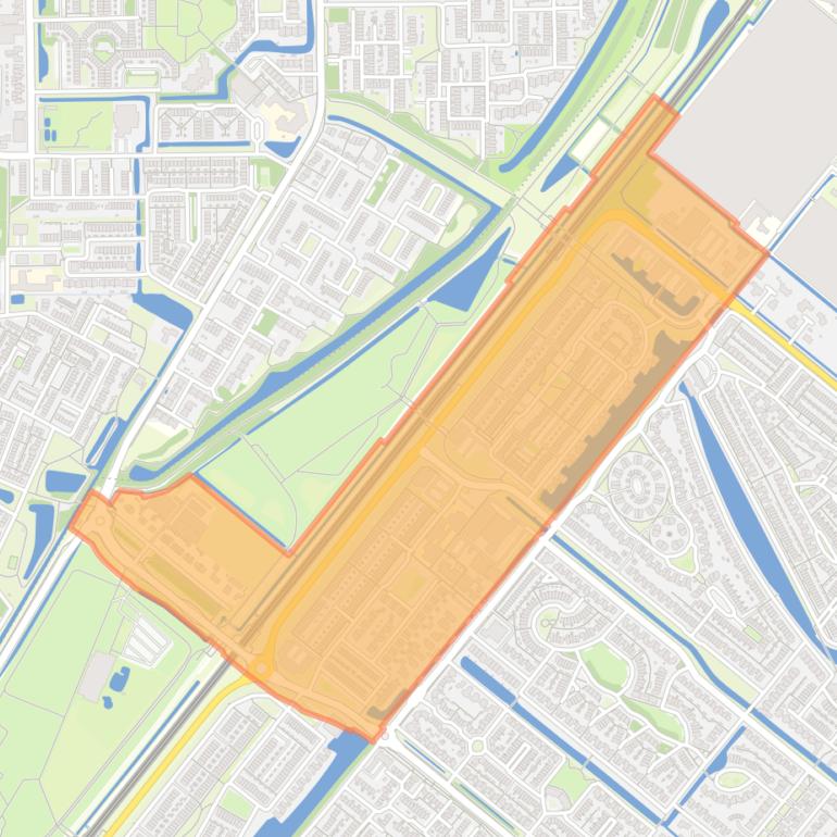 Kaart van de buurt Ackerse Zoom.