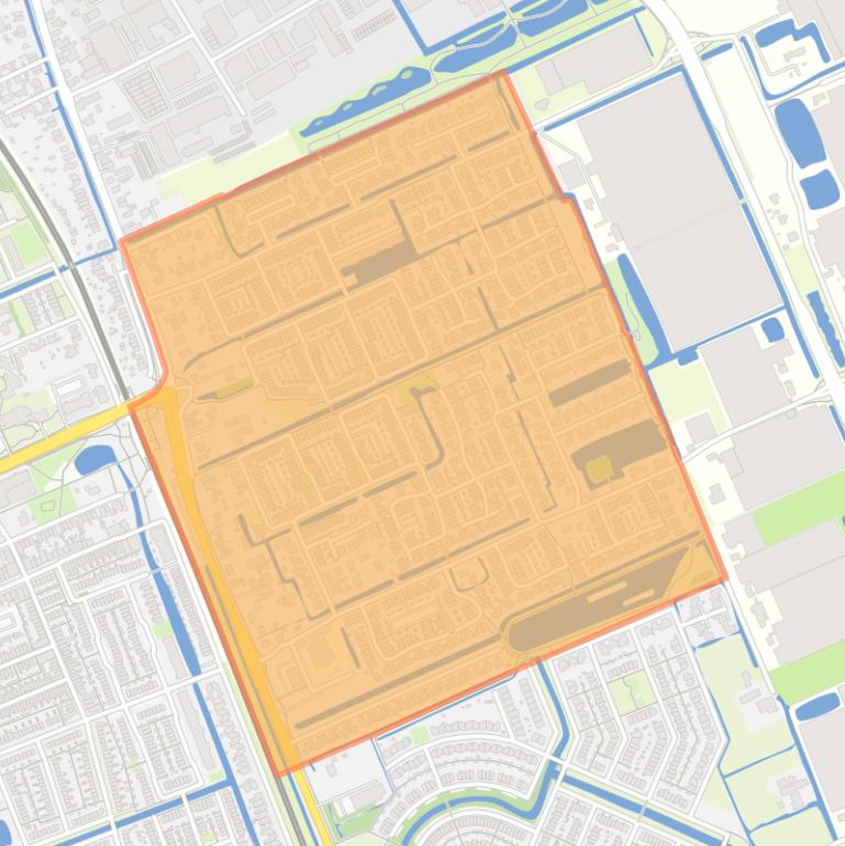 Kaart van de buurt Ackerswoude.