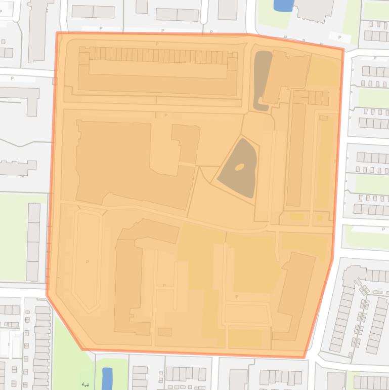 Kaart van de buurt Admiraalsplein.