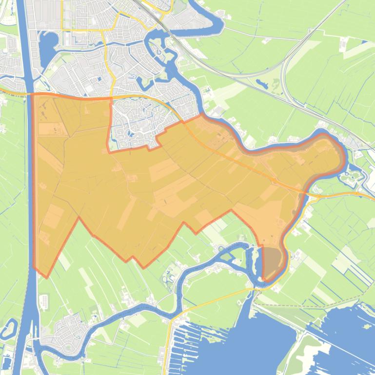 Kaart van de buurt Aetsveldsepolder.