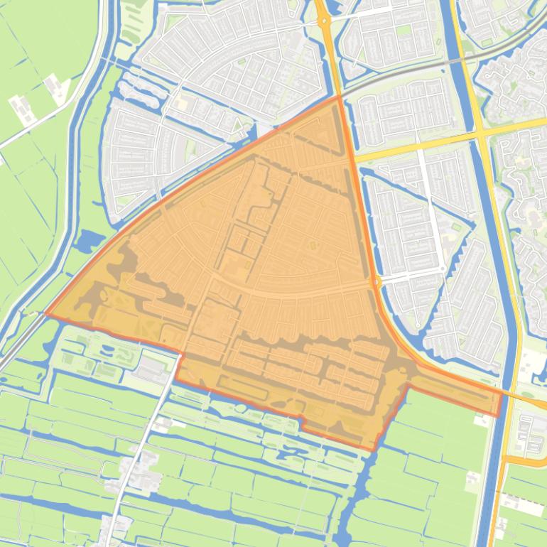 Kaart van de buurt Afrika.