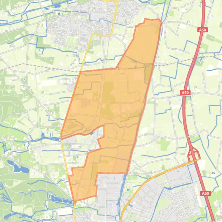 Kaart van de buurt Agrarischgebied Wenum.