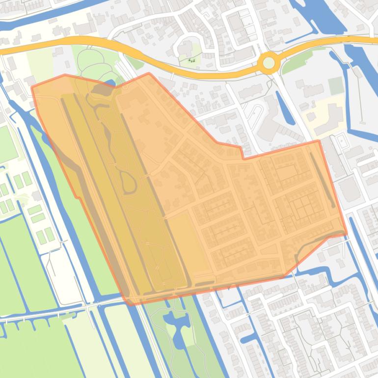 Kaart van de buurt Agterpoort.