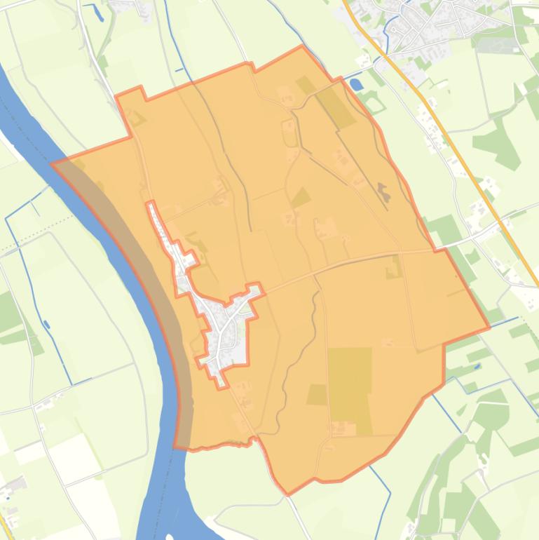 Kaart van de buurt Aijen Buitengebied.