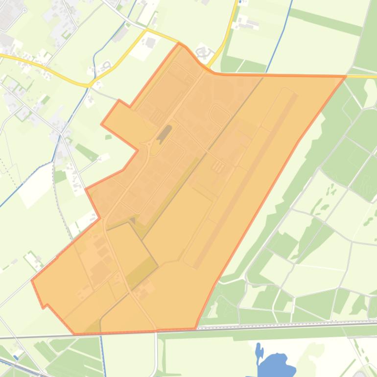 Kaart van de buurt Airpark.