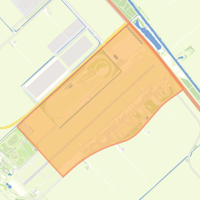 Kaart van de buurt Airport Lelystad.