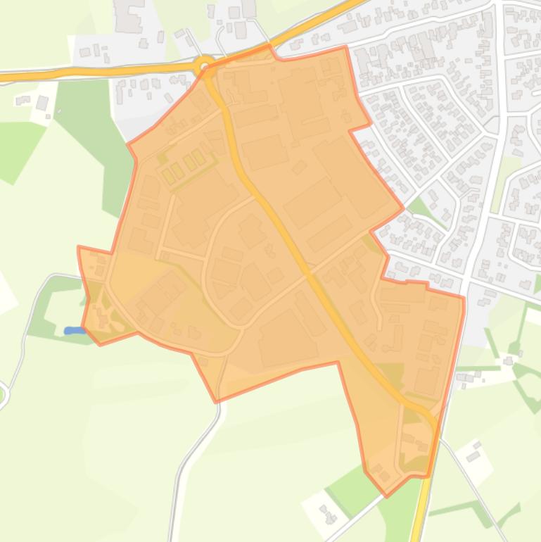 Kaart van de buurt Albergen industrie.