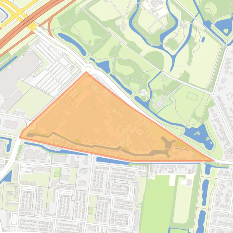 Kaart van de buurt Albert Schweitzerplaats.