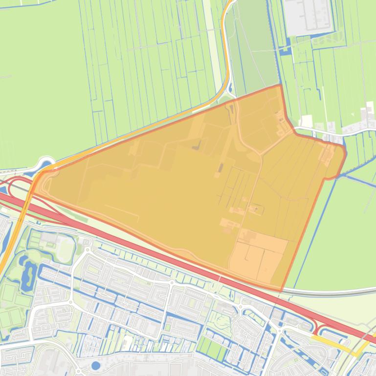 Kaart van de buurt Alblasserbos Oost.