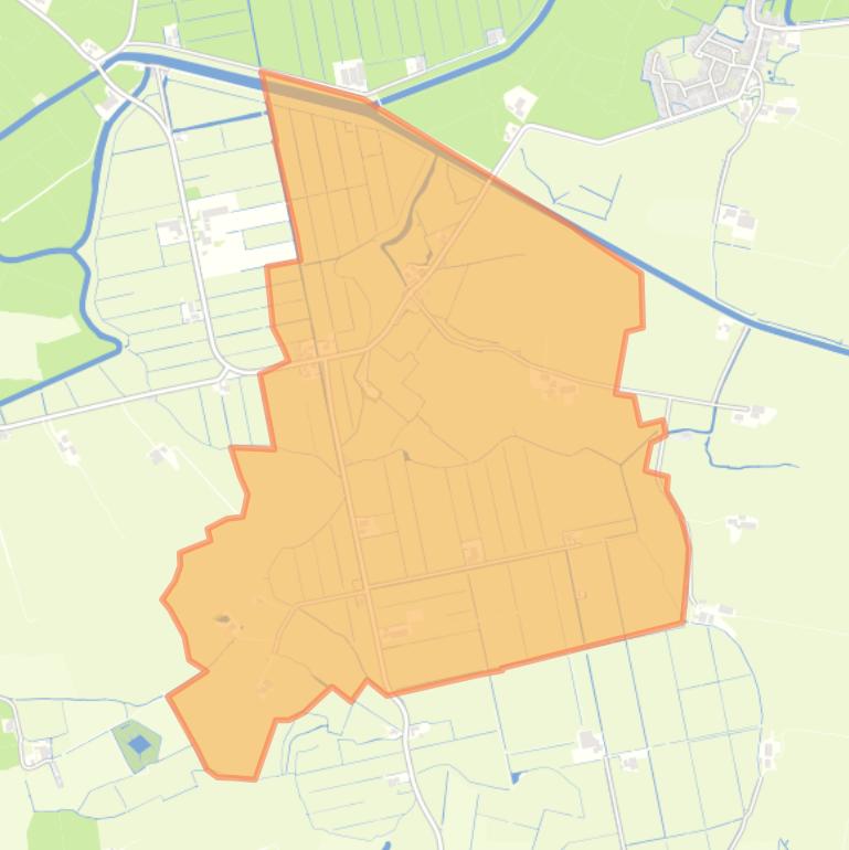 Kaart van de buurt Allingawier.