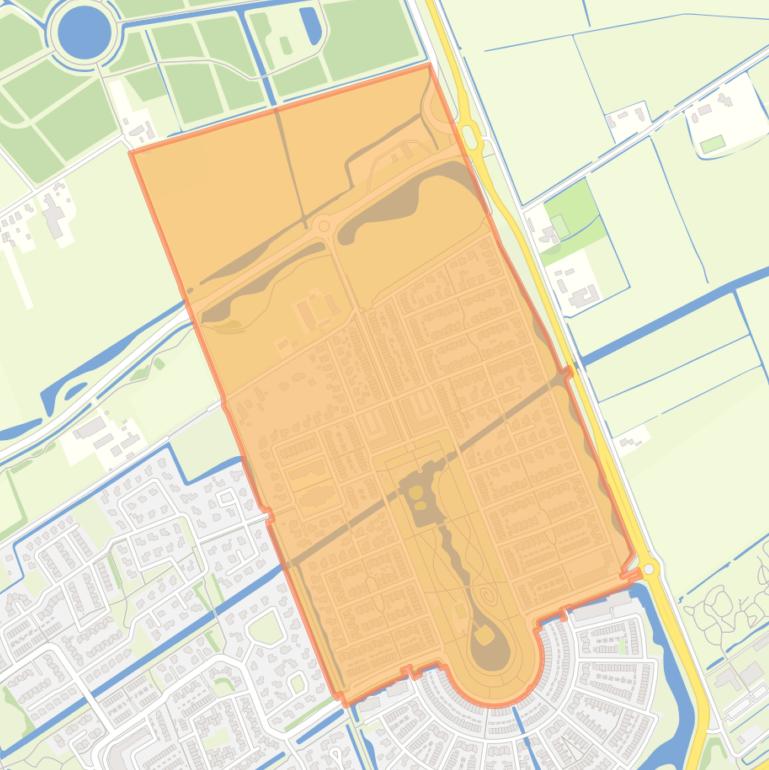 Kaart van de buurt Altena.