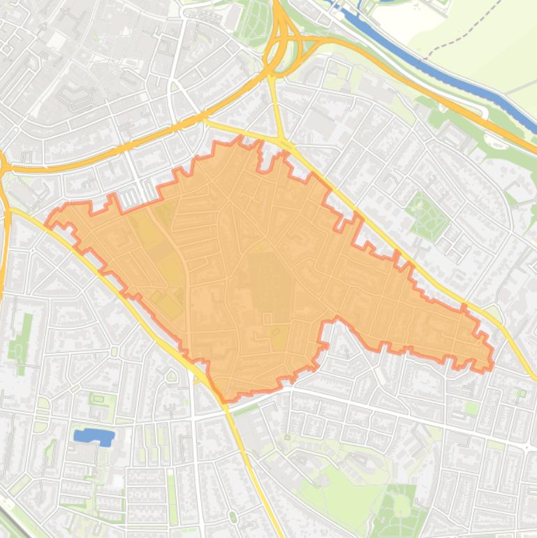 Kaart van de buurt Altrade.