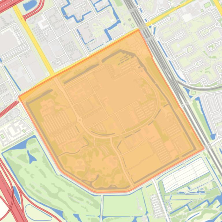 Kaart van de buurt AMC.