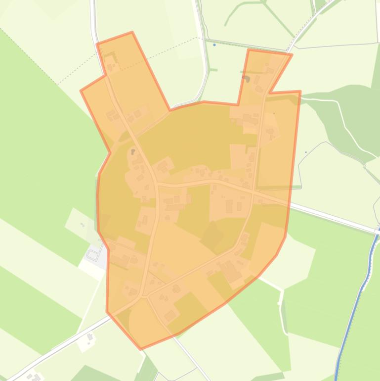 Kaart van de buurt Amen.