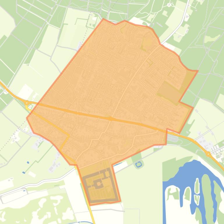 Kaart van de buurt Amerongen-Dorp.