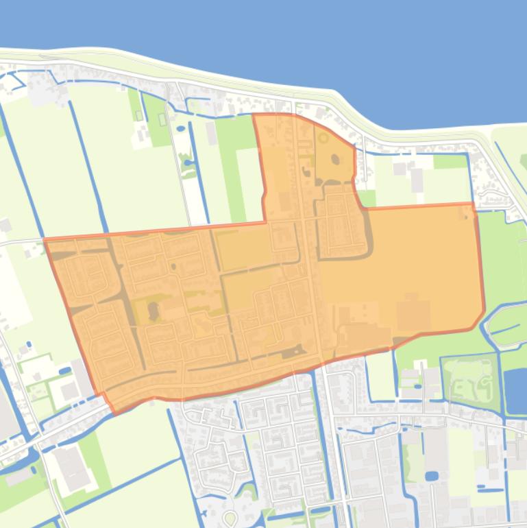 Kaart van de buurt Andijk Centrum.