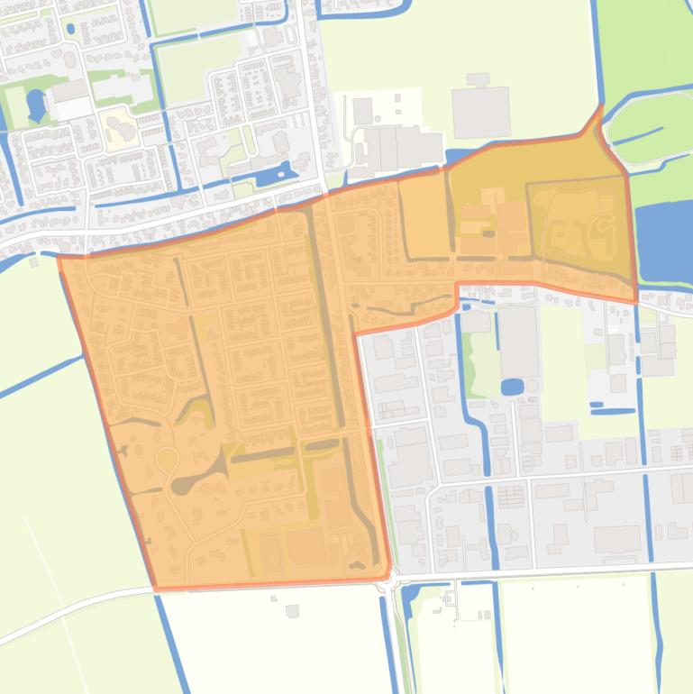 Kaart van de buurt Andijk Zuid.