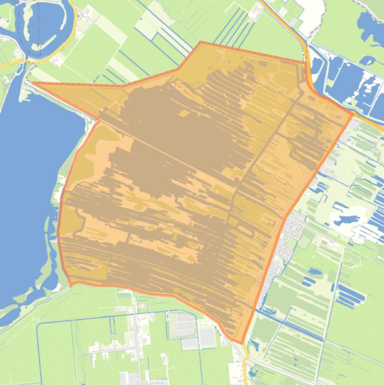 Kaart van de buurt Ankeveen.