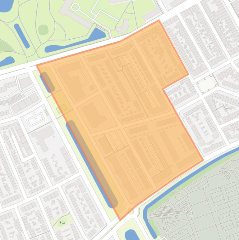 Kaart van de buurt Anna Paulownastraat en omgeving.