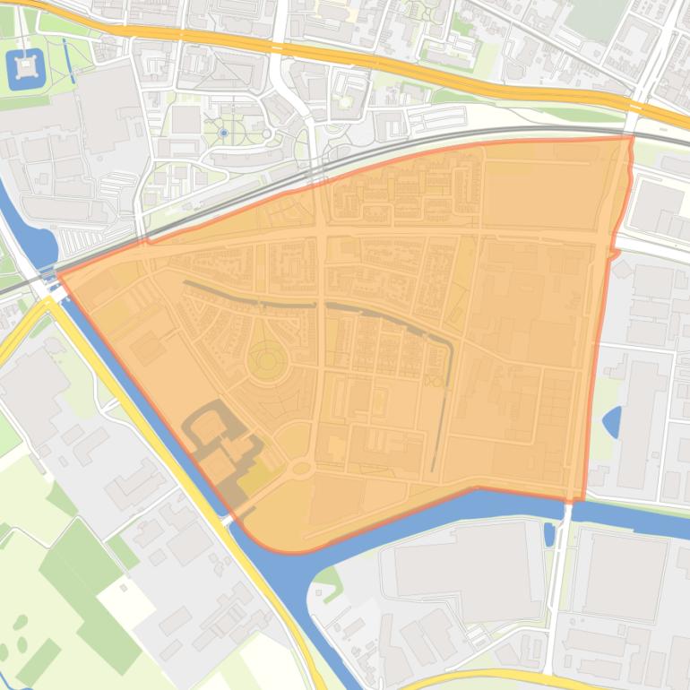 Kaart van de Annabuurt en Suytkade.