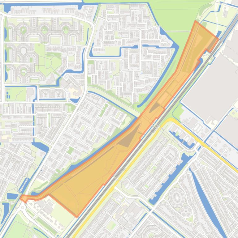 Kaart van de buurt Annie M.G. Schmidtpark Noord.
