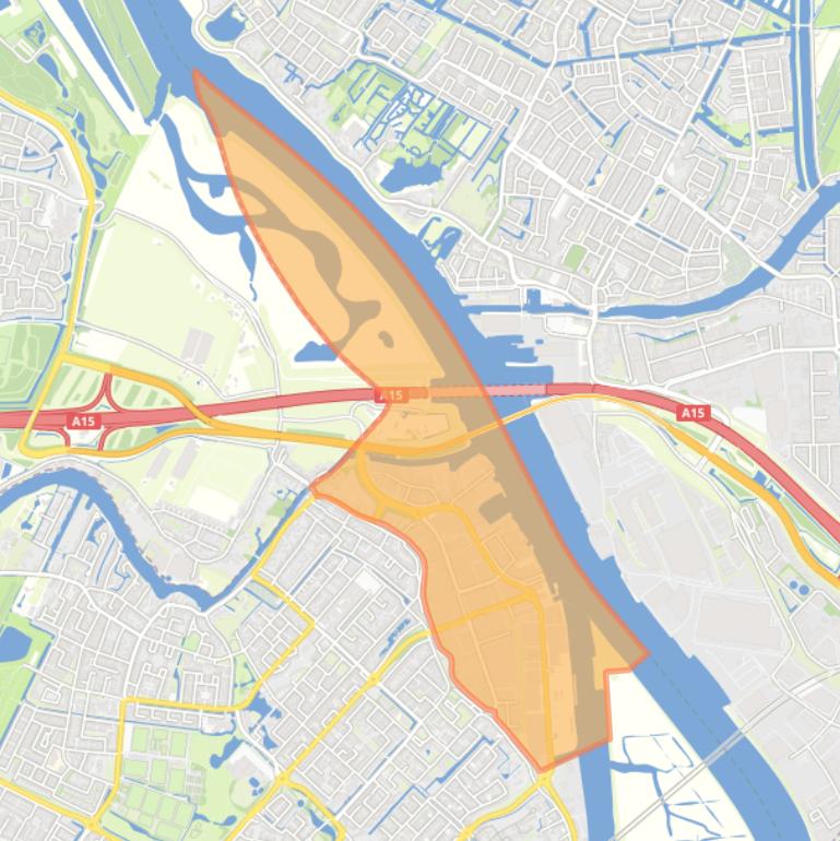 Kaart van de buurt Antoniapolder.