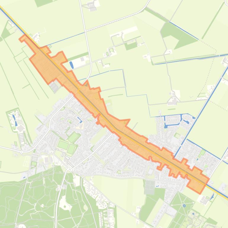 Kaart van de buurt Appelscha-Vaart.