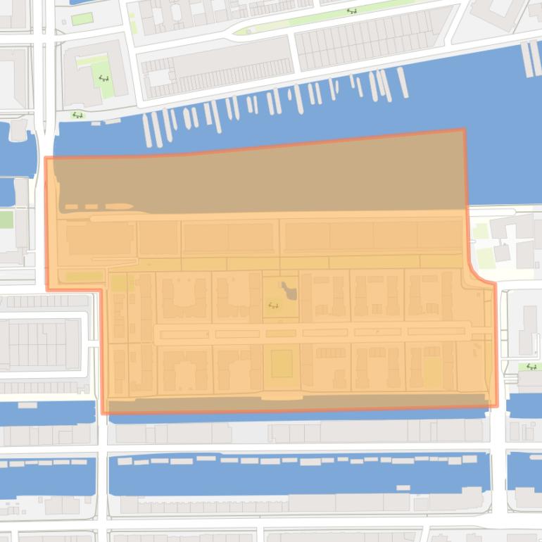 Kaart van de Architectenbuurt.