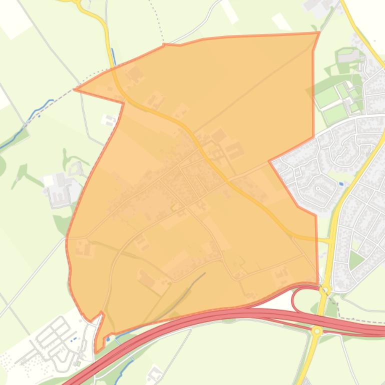 Kaart van de buurt Arensgenhout.