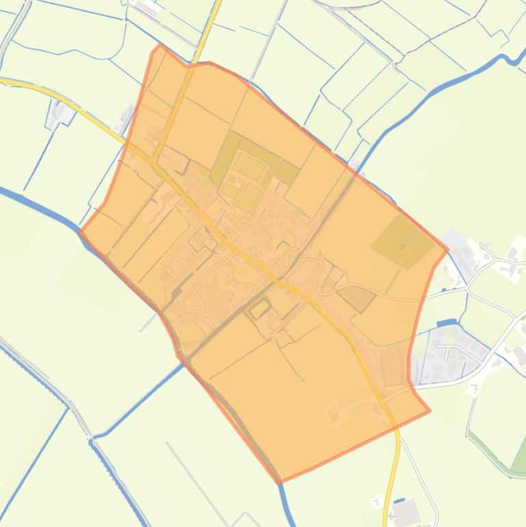 Kaart van de buurt Arum.