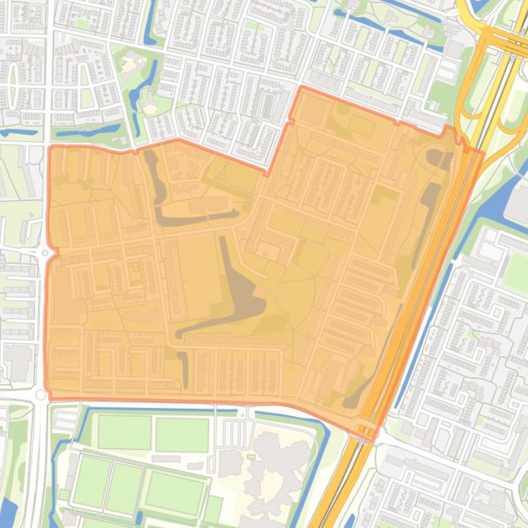 Kaart van de buurt Augustinuspark.