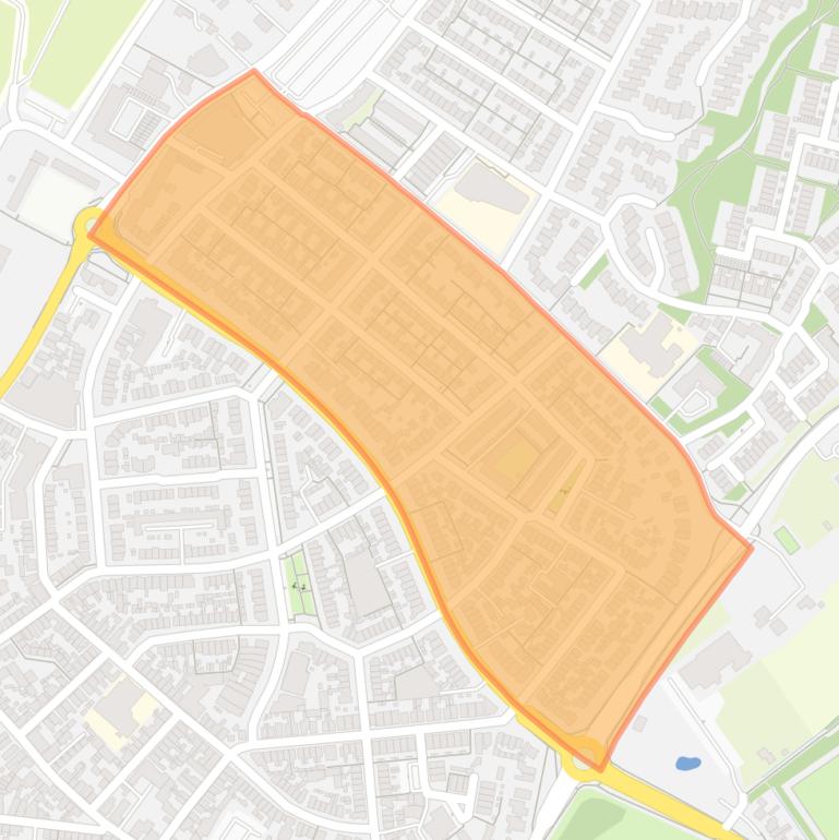 Kaart van de Auteursbuurt.