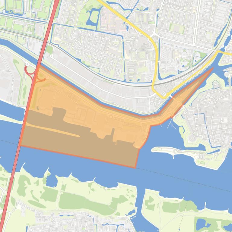 Kaart van de buurt Avelingen Oost.