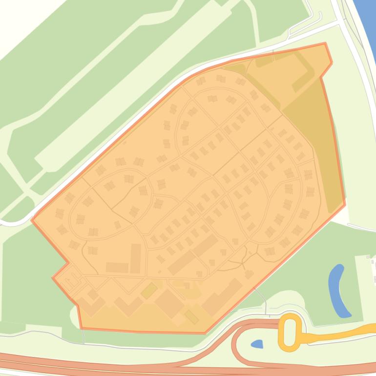 Kaart van de buurt AZC.