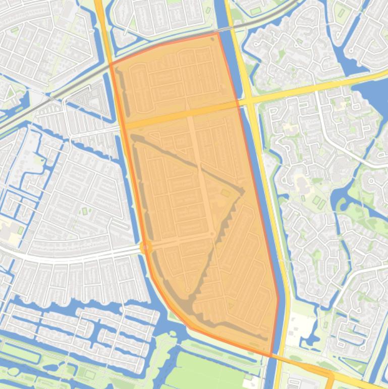 Kaart van de buurt Azië.