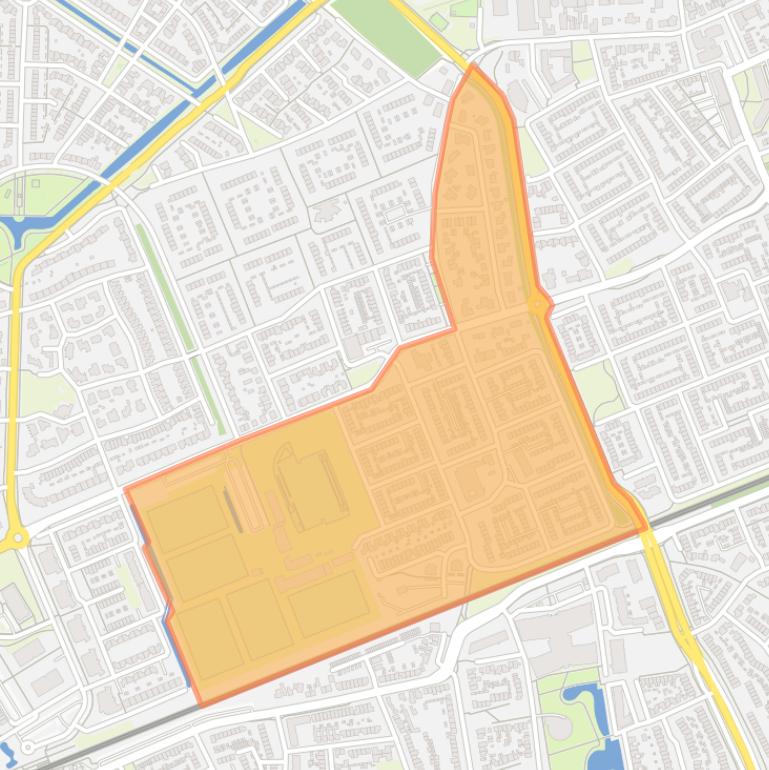 Kaart van de buurt Baai 3.