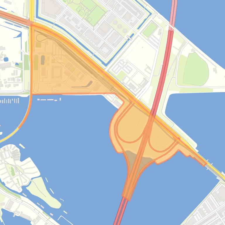 Kaart van de Baaibuurt-Oost.