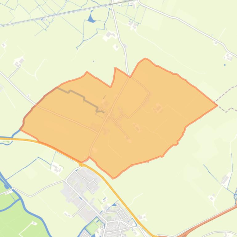 Kaart van de buurt Baaium.