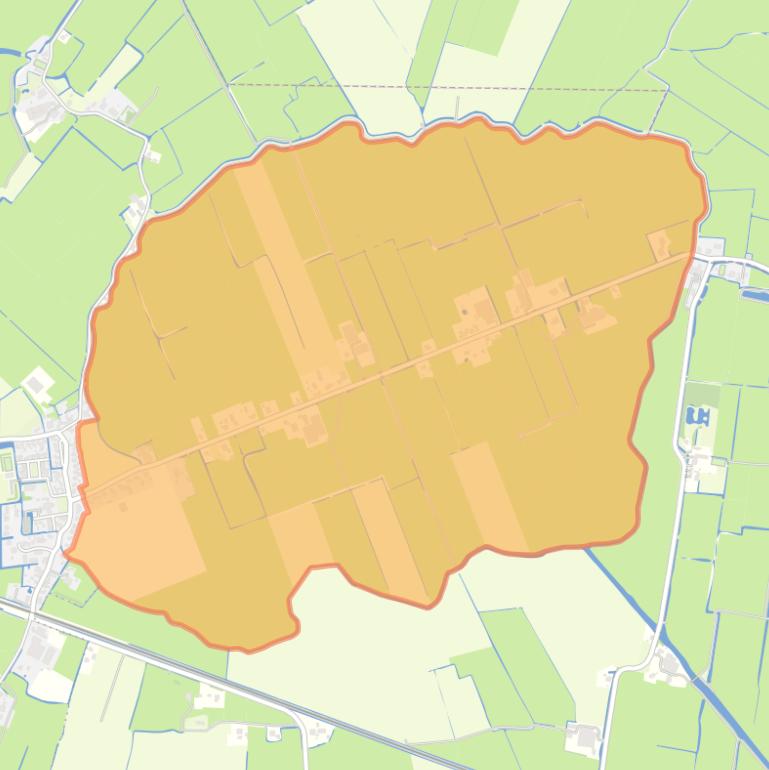 Kaart van de buurt Baarsdorpermeer.