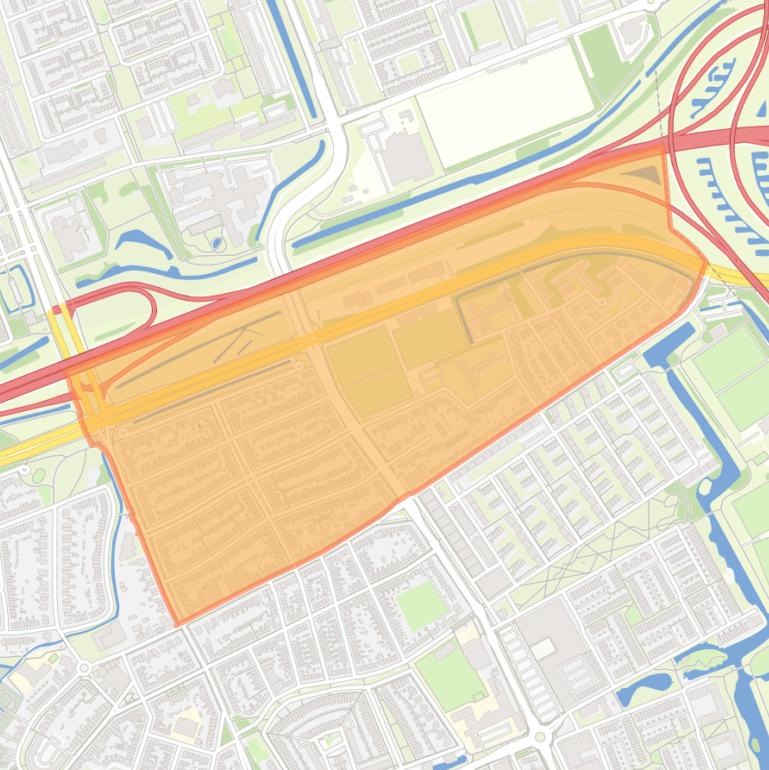 Kaart van de buurt Babberspolder Noord.