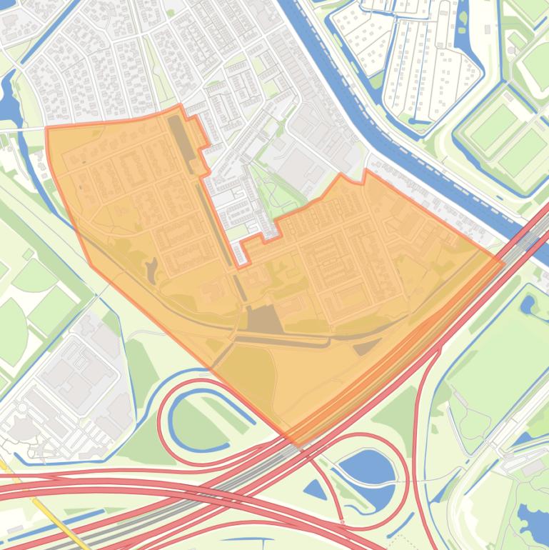 Kaart van de buurt Badhoevedorp Antoniushoeve.