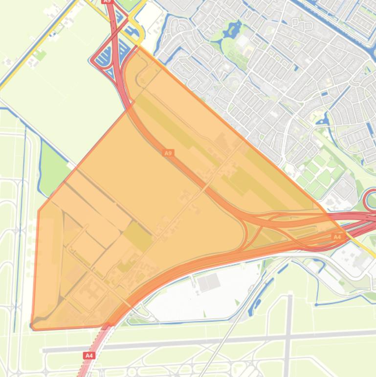Kaart van de buurt Badhoevedorp Omgeving.