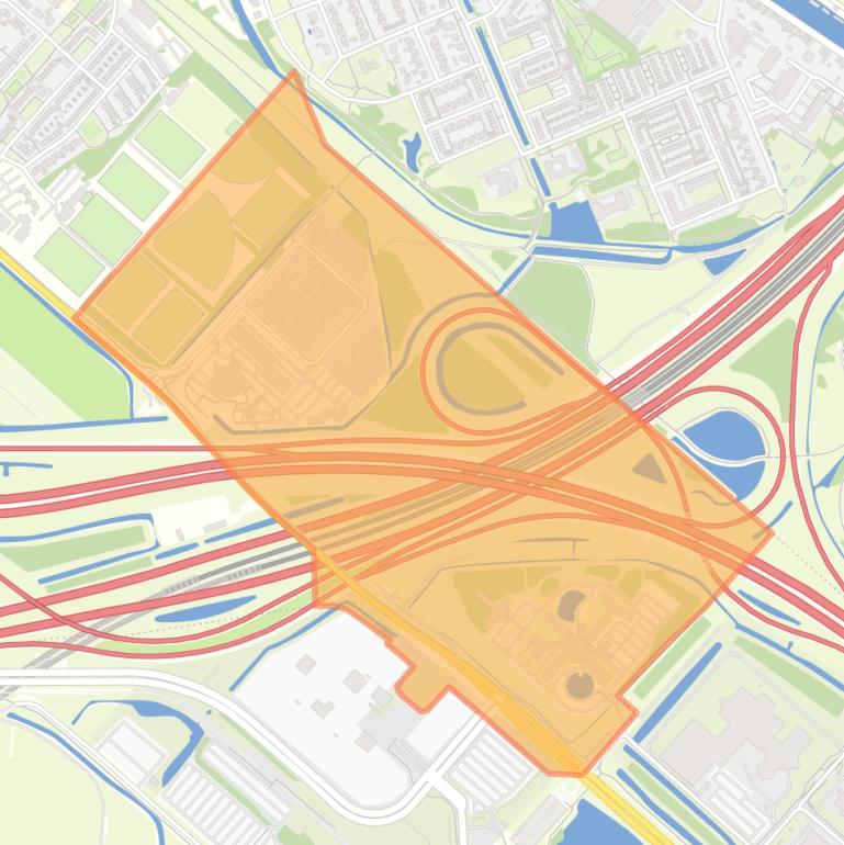 Kaart van de buurt Badhoevedorp Schuilhoeve.