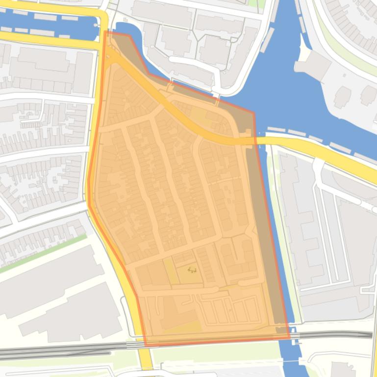 Kaart van de Badstratenbuurt.