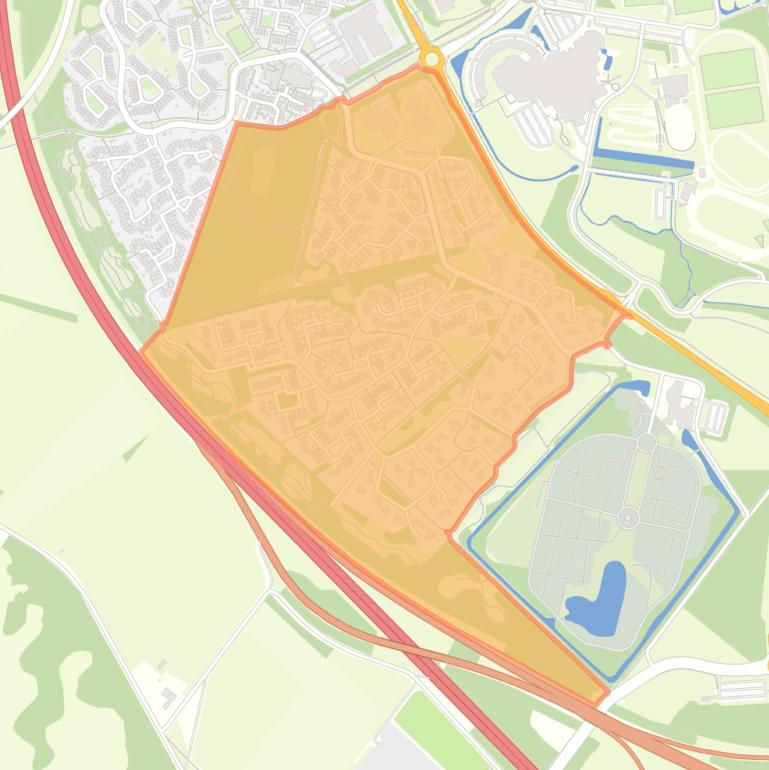 Kaart van de buurt Baggelhuizen Zuid.