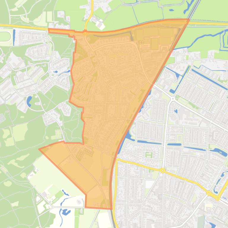 Kaart van de buurt Bakkum-Zuid.